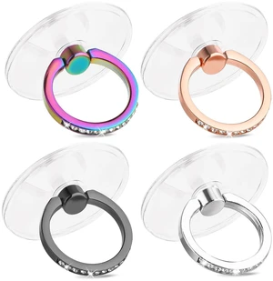 Cell Phone Ring Holder, Phone Case Ring, Bling Phone Ring Holder Grip with Rhinestone Finger Grip 360° Rotation Compatible with Phones Tablets Case Cell Phone Ring Holder, Phone Case Ring, Bling Phone Ring Holder Grip with Rhinestone Finger Grip 360° Rotation Compatible with Phones Tablets Case