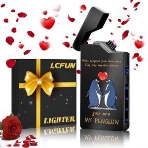 Rechargeable Electric Plasma Lighter, Valentines Day Gifts for Him Her | Windproof Dual Arc, Led Battery Display, USB Charging, Christmas Stocking Stuffers for Boyfriend Girlfriend Wife Husband Rechargeable Electric Plasma Lighter, Valentines Day Gifts for Him Her | Windproof Dual Arc, Led Battery Display, USB Charging, Christmas Stocking Stuffers for Boyfriend Girlfriend Wife Husband