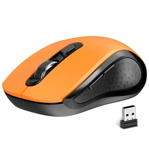 Wireless Mouse Ergonomic Computer Mouse with Side Buttons, Black & Orange | 2.4G USB Receive, Quiet Click, 3-Speed DPI, Anti Slip Roller, Silent Cordless Mice for Laptop PC Desktop Chromebook Windows Wireless Mouse Ergonomic Computer Mouse with Side Buttons, Black & Orange | 2.4G USB Receive, Quiet Click, 3-Speed DPI, Anti Slip Roller, Silent Cordless Mice for Laptop PC Desktop Chromebook Windows