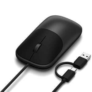 Slim LX Wired Mouse, Aluminum USB-C Design, Space Black | Quiet click performance, for Mac and PC setups Slim LX Wired Mouse, Aluminum USB-C Design, Space Black | Quiet click performance, for Mac and PC setups