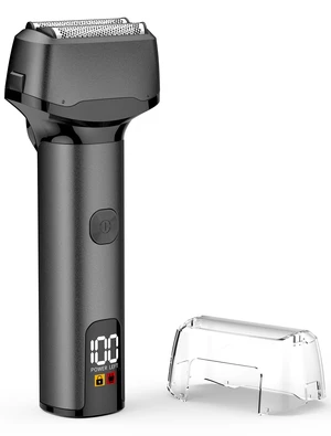 Men's Electric Shaver, Foil Shaver with Floating Blade, Wet and Dry Electric Shaver for Men with Pop Up Precision Trimmer, Type-C Rechargeable, Waterproof, Smart LED (Black) Men's Electric Shaver, Foil Shaver with Floating Blade, Wet and Dry Electric Shaver for Men with Pop Up Precision Trimmer, Type-C Rechargeable, Waterproof, Smart LED (Black)