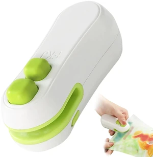 Mini Bag Sealer,Portable Bag Resealer USB-C Rechargeable,2-in-1 Bag Cutter and Sealer,Handheld Bag Sealer with Magnet for Chip and Snack Bags - White Mini Bag Sealer,Portable Bag Resealer USB-C Rechargeable,2-in-1 Bag Cutter and Sealer,Handheld Bag Sealer with Magnet for Chip and Snack Bags - White