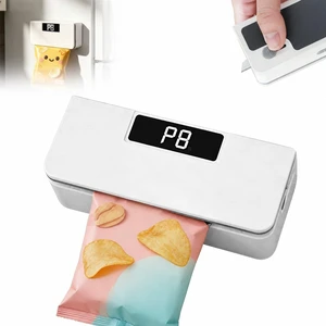 Mini Bag Sealer, Rechargeable Sealer Machine with 8 Adjustable Gears, Portable Reseals Snack Plastic Bag Heat Seal and Cutter, Bag Resealer for Chips Mylar Bags Food Storage, 1 Mini Bag Sealer, Rechargeable Sealer Machine with 8 Adjustable Gears, Portable Reseals Snack Plastic Bag Heat Seal and Cutter, Bag Resealer for Chips Mylar Bags Food Storage, 1