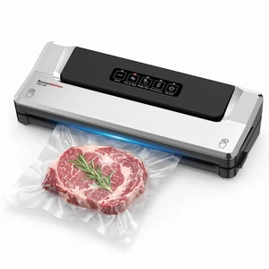 Vacuum Sealer Machine, Multiple Modes For Meal Prep, Silver | Compact Vacuum Sealer for Kitchen Storage & Sous-Vide, External Vacuum System, 6x Longer Freshness Vacuum Sealer Machine, Multiple Modes For Meal Prep, Silver | Compact Vacuum Sealer for Kitchen Storage & Sous-Vide, External Vacuum System, 6x Longer Freshness