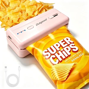 Mini Bag Sealer, 2 in 1 Heat Bag Sealer with Cutter and Magnet for Kitchen Fridge, 1300mAh Rechargeable Heat Bag Resealer for Fresh Chips Snacks Mylar Plastic Bags Food Packaging Home Bakers Gift Mini Bag Sealer, 2 in 1 Heat Bag Sealer with Cutter and Magnet for Kitchen Fridge, 1300mAh Rechargeable Heat Bag Resealer for Fresh Chips Snacks Mylar Plastic Bags Food Packaging Home Bakers Gift