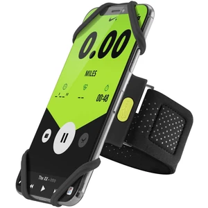 Run Tie, Universal Running Phone Armband for 4"-6.7" Smartphones | Sweat Wicking, Skin-Friendly & Washable Silicone Strap, Workout Phone Arm Holder for Running (Black - L Arm Size 9.8-15.7") Run Tie, Universal Running Phone Armband for 4"-6.7" Smartphones | Sweat Wicking, Skin-Friendly & Washable Silicone Strap, Workout Phone Arm Holder for Running (Black - L Arm Size 9.8-15.7")