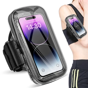 Phone Holder for Running, Armband for iPhone 16 15 14 13 Pro Max 12 11 Plus X Samsung Android Up to 6.9'', Universal Arm Bands Bag with Key Card Pocket for Exercise Walking Workout Fitness Phone Holder for Running, Armband for iPhone 16 15 14 13 Pro Max 12 11 Plus X Samsung Android Up to 6.9'', Universal Arm Bands Bag with Key Card Pocket for Exercise Walking Workout Fitness