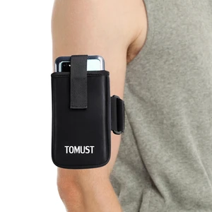 Phone Armband with Three Strap, Adjustable Running Arm Band | Secure Fit During Activities; Fits Most iPhone and Android Smartphones; Built-in Pocket; Reflective Logo for Low Visibility Phone Armband with Three Strap, Adjustable Running Arm Band | Secure Fit During Activities; Fits Most iPhone and Android Smartphones; Built-in Pocket; Reflective Logo for Low Visibility