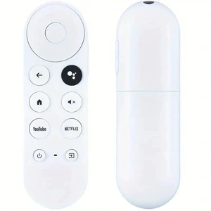 Voice Remote Control for Google Chromecast 4K Snow | G9N9N Replacement | Compatible with GA01409-US/GA01919-US/GA01920-US/GA01923-US/GA02463-US/GA02464-US | Hands-Free TV Controller Voice Remote Control for Google Chromecast 4K Snow | G9N9N Replacement | Compatible with GA01409-US/GA01919-US/GA01920-US/GA01923-US/GA02463-US/GA02464-US | Hands-Free TV Controller