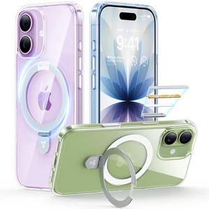 for iPhone 17 Case Clear Magnetic Stand, Fit for MagSafe, 6.3" | 4X Military Drop Protection, Camera Control, Slim Phone Case for iPhone 17 with Kickstand, Anti Yellowing Cover, Clear for iPhone 17 Case Clear Magnetic Stand, Fit for MagSafe, 6.3" | 4X Military Drop Protection, Camera Control, Slim Phone Case for iPhone 17 with Kickstand, Anti Yellowing Cover, Clear