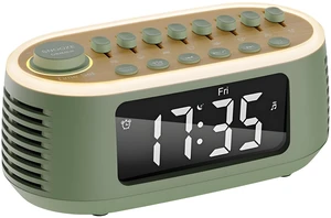 White Noise Machine Bluetooth Speaker, Digital Alarm Clock Sleep Timer with LED Display RGB Night Light, Soothing Natural Sleeping Sound Machine for Baby, Kids, Adults, Bedrooms (Green) White Noise Machine Bluetooth Speaker, Digital Alarm Clock Sleep Timer with LED Display RGB Night Light, Soothing Natural Sleeping Sound Machine for Baby, Kids, Adults, Bedrooms (Green)