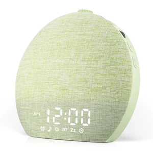 Sunrise Alarm Clock White Noise Machine with Bluetooth Speaker,Green | 30 Soothing Sounds, 17 Dimmable lights, Simulated Sunrise, Backup Battery Memory, Auto-off Sleep Timer, Screen-Free Design Sunrise Alarm Clock White Noise Machine with Bluetooth Speaker,Green | 30 Soothing Sounds, 17 Dimmable lights, Simulated Sunrise, Backup Battery Memory, Auto-off Sleep Timer, Screen-Free Design