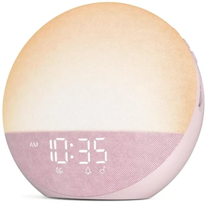 Sunrise Alarm Clock White Noise Machine: Natural Wake Up Light | Dimmable Clock with Bluetooth Speaker for Bedroom - 25 Sleep Sounds for Baby Adults Kids Sakura Pink Sunrise Alarm Clock White Noise Machine: Natural Wake Up Light | Dimmable Clock with Bluetooth Speaker for Bedroom - 25 Sleep Sounds for Baby Adults Kids Sakura Pink
