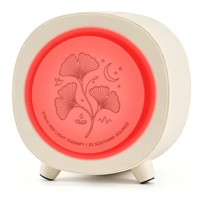 Sleep Sound Machine with 670nm Red Light, Warm Light, 20 Sounds, 4 Timers | 2 in 1 Red Light & Sound Therapy, Adjustable Volume&Light Brightness, for Home Travel, Registry Gift, with Adapter Sleep Sound Machine with 670nm Red Light, Warm Light, 20 Sounds, 4 Timers | 2 in 1 Red Light & Sound Therapy, Adjustable Volume&Light Brightness, for Home Travel, Registry Gift, with Adapter
