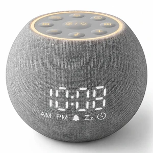 Alarm Clocks with Sound Machine for Bedrooms, White Noise Machine 25 Soothing Sounds for Light Sleepers, 7 Gentle Alarms for Wake Up, 0-100% Dim, Warm Night Light, 4H Auto-Off Timer Alarm Clocks with Sound Machine for Bedrooms, White Noise Machine 25 Soothing Sounds for Light Sleepers, 7 Gentle Alarms for Wake Up, 0-100% Dim, Warm Night Light, 4H Auto-Off Timer