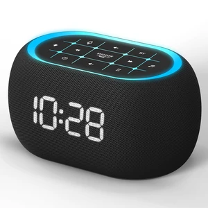 Alarm Clock White Noise Sound Machine with Bluetooth Speaker, 21 Soothing Sounds, 7 Night Lights, 0-100% Dimmer/Sleep Timer/Volume Control, Small Design for Kids Adults Sleeping,Bedroom (Black) Alarm Clock White Noise Sound Machine with Bluetooth Speaker, 21 Soothing Sounds, 7 Night Lights, 0-100% Dimmer/Sleep Timer/Volume Control, Small Design for Kids Adults Sleeping,Bedroom (Black)