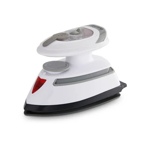 Mini Travel Steam Iron, Dual Voltage, 5 Steam Vents, ETL Certified | Slips inside a suitcase or carry-on for business trips - nonstick soleplate glides on cotton, silk, and linen fabrics Mini Travel Steam Iron, Dual Voltage, 5 Steam Vents, ETL Certified | Slips inside a suitcase or carry-on for business trips - nonstick soleplate glides on cotton, silk, and linen fabrics