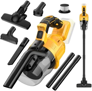 Cordless Vacuum Cleaner for Dewalt 20V Battery, 5 in 1 Handheld Electric Vacuum with Washable HEPA Filter50CFM 100AW Cordless Vacuum for Floor, Carpet, Car(Battery Not Included) Cordless Vacuum Cleaner for Dewalt 20V Battery, 5 in 1 Handheld Electric Vacuum with Washable HEPA Filter50CFM 100AW Cordless Vacuum for Floor, Carpet, Car(Battery Not Included)