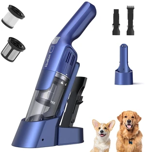 Hand Held Vacuum Cordless 24KPa, Lightweight for Pet Hair and Home | Charging Dock, Rechargeable Battery, Dual Speed, 1.8 lb Compact, 500ml Dust Cup, Washable HEPA Filter, Crevice Tool Hand Held Vacuum Cordless 24KPa, Lightweight for Pet Hair and Home | Charging Dock, Rechargeable Battery, Dual Speed, 1.8 lb Compact, 500ml Dust Cup, Washable HEPA Filter, Crevice Tool