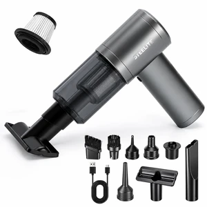 Car Vacuum Cleaner: 16000Pa Strong Suction - Portable Cordless | 2-in-1 Vacuum & Blower - HEPA Filter - Multiple Nozzles - Type-C Charging - Cordless & Compact Design Car Vacuum Cleaner: 16000Pa Strong Suction - Portable Cordless | 2-in-1 Vacuum & Blower - HEPA Filter - Multiple Nozzles - Type-C Charging - Cordless & Compact Design