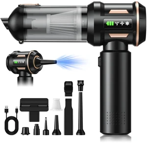 28000Pa Cordless Handheld Vacuum Cleaner, 4 in 1 Car Vacuum Air Duster & Blower Hand Held with 6000mAh LED Battery Display, Brushless Motor for Car, Home, Office, Pet Hair 28000Pa Cordless Handheld Vacuum Cleaner, 4 in 1 Car Vacuum Air Duster & Blower Hand Held with 6000mAh LED Battery Display, Brushless Motor for Car, Home, Office, Pet Hair