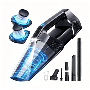 Handheld Vacuum Cordless Portable Car Vacuum with LED Light, High Power Suction, 3 in 1, Lightweight Rechargeable Hand Vacuum, Hand Held Vacuum Cleaner for Car Home Office, Pet Hair, Black Handheld Vacuum Cordless Portable Car Vacuum with LED Light, High Power Suction, 3 in 1, Lightweight Rechargeable Hand Vacuum, Hand Held Vacuum Cleaner for Car Home Office, Pet Hair, Black