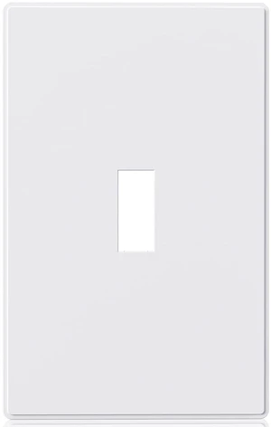 1-Gang Screwless Toggle Switch Wall Plates, Mid-Size Unbreakable Thermoplastic Faceplate Cover for Wall Switch & Toggle Dimmer Switch, UL Listed (1 Pack, Matte White) 1-Gang Screwless Toggle Switch Wall Plates, Mid-Size Unbreakable Thermoplastic Faceplate Cover for Wall Switch & Toggle Dimmer Switch, UL Listed (1 Pack, Matte White)