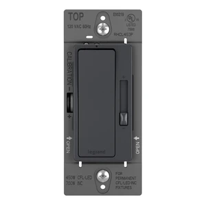Radiant 450W LED Dimmer Light Switch 3-Way Rocker Graphite 1-Pack | Pass & Seymour Decorator Rocker Dimmer Switch, for Dimmable LED Bulbs, Preset, Locator Light Radiant 450W LED Dimmer Light Switch 3-Way Rocker Graphite 1-Pack | Pass & Seymour Decorator Rocker Dimmer Switch, for Dimmable LED Bulbs, Preset, Locator Light