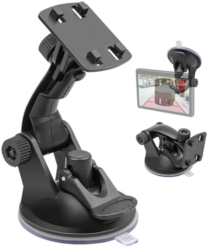 4-Hole Suction Cup Windshield Mount for 4.3"/5" Car Monitor Screen | Direct Fit Knob-Lock Adjustable Dashboard Monitor Mounting Bracket Holder for Backup Camera Display Stand 4-Hole Suction Cup Windshield Mount for 4.3"/5" Car Monitor Screen | Direct Fit Knob-Lock Adjustable Dashboard Monitor Mounting Bracket Holder for Backup Camera Display Stand