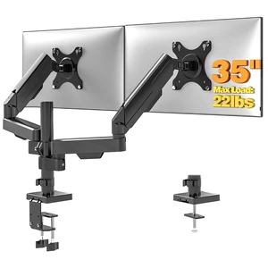 Dual Monitor Stand & Monitor Arm Desk Mount up to 35 Inches Dual Monitor Stand & Monitor Arm Desk Mount up to 35 Inches