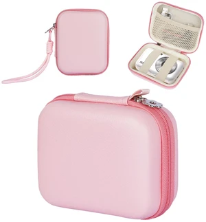 Compact Camera Case for Small Digital Cameras, Cute Pink Hard Shell with Pocket, Fits Kodak PIXPRO FZ55/FZ45, Canon ELPH 360, Sony W830 & More (Up to 4"), Gift for Girls Compact Camera Case for Small Digital Cameras, Cute Pink Hard Shell with Pocket, Fits Kodak PIXPRO FZ55/FZ45, Canon ELPH 360, Sony W830 & More (Up to 4"), Gift for Girls