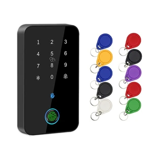 Waterproof Fingerprint Access Control Machine Smart TT-Lock APP Door Access Control Security System NFC Bluetooth Digital Keypad RFID Card Reader+10 Keychains (MJ03F-TT-LOCK-Gray) Waterproof Fingerprint Access Control Machine Smart TT-Lock APP Door Access Control Security System NFC Bluetooth Digital Keypad RFID Card Reader+10 Keychains (MJ03F-TT-LOCK-Gray)