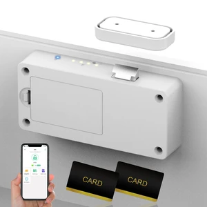 Smart Cabinet Lock, Baby Proofing Child Proof Hidden Drawer Locks | Hidden No Drill Adhesive Keyless RFID Bluetooth App Cabinet Locks for Adults File Kitchen Cupboard Liquor Closet - White Smart Cabinet Lock, Baby Proofing Child Proof Hidden Drawer Locks | Hidden No Drill Adhesive Keyless RFID Bluetooth App Cabinet Locks for Adults File Kitchen Cupboard Liquor Closet - White