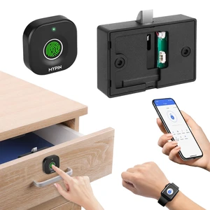 Bluetooth Smart Cabinet Lock with Phone/Watch App Unlock, Child Proof Lock | Fingerprint Biometric Cabinet Lock, Keyless Hidden File Wardrobe Lock, Baby Proof Drawer Locks, DIY Wooden Furniture Lock Bluetooth Smart Cabinet Lock with Phone/Watch App Unlock, Child Proof Lock | Fingerprint Biometric Cabinet Lock, Keyless Hidden File Wardrobe Lock, Baby Proof Drawer Locks, DIY Wooden Furniture Lock