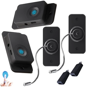 Fingerprint Fridge Lock 2-Pack, No Drill, Child Proof, Cabinet | Biometric 20-User, USB Key & Code Backup | Refrigerator, Freezer, French Door, Drawer, RV, Window, Dorm | Adhesive or Screw Fingerprint Fridge Lock 2-Pack, No Drill, Child Proof, Cabinet | Biometric 20-User, USB Key & Code Backup | Refrigerator, Freezer, French Door, Drawer, RV, Window, Dorm | Adhesive or Screw