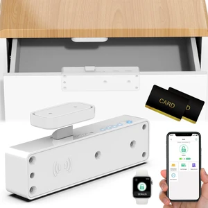 RFID Cabinet Lock, Hidden Digital Electronic Bluetooth RFID Smart Cabinet Drawer Lock for Adults Baby Proofing Teens Liquor Cupboard File RFID Cabinet Lock, Hidden Digital Electronic Bluetooth RFID Smart Cabinet Drawer Lock for Adults Baby Proofing Teens Liquor Cupboard File