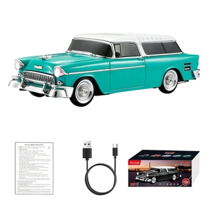 WS-1955 Classic Station Wagon Bluetooth Speaker (Green) | Classic Station Wagon Design, HD Sound & TWS Stereo, FM Radio & USB/TF Playback, LED Lights, Built-In Mic WS-1955 Classic Station Wagon Bluetooth Speaker (Green) | Classic Station Wagon Design, HD Sound & TWS Stereo, FM Radio & USB/TF Playback, LED Lights, Built-In Mic