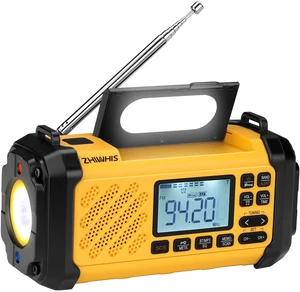 Emergency Radio with Bluetooth, FM/AM/SW/VHF/NOAA Weather Radios with Alerts, Hand Crank/Solar/SOS/Flashligh/6 EQ/Timer/USB Player with Preset for Emergencies ZWS-2415 Emergency Radio with Bluetooth, FM/AM/SW/VHF/NOAA Weather Radios with Alerts, Hand Crank/Solar/SOS/Flashligh/6 EQ/Timer/USB Player with Preset for Emergencies ZWS-2415