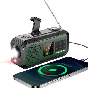 NOAA Weather Radio AM/FM,Portable 7400mWh/2000mAh Rechargeable Battery Operated with USB-C/Hand Crank/Solar Charging,Bluetooth Connectivity,Light,SOS Alarm,Ideal for Camping,Hurricane and Storm NOAA Weather Radio AM/FM,Portable 7400mWh/2000mAh Rechargeable Battery Operated with USB-C/Hand Crank/Solar Charging,Bluetooth Connectivity,Light,SOS Alarm,Ideal for Camping,Hurricane and Storm
