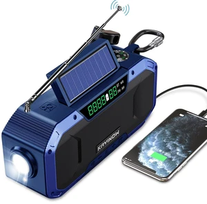 Emergency Weather Radio with Bluetooth,AM/FM/NOAA,Survival Radio Solar Crank,5000mAh Battery Power,IPX5 Waterproof,Portable and Shock-Resistant,Flashlight and SOS for Home Outage Storm Emergencies Emergency Weather Radio with Bluetooth,AM/FM/NOAA,Survival Radio Solar Crank,5000mAh Battery Power,IPX5 Waterproof,Portable and Shock-Resistant,Flashlight and SOS for Home Outage Storm Emergencies