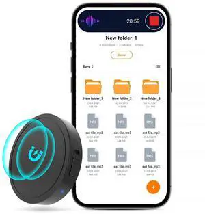 128G (1600 Hour) Magnetic Voice Activated Recorder - Recording Device MP3 Records with 70 Hours Battery Time, USB-C Audio Recorder for Work, Lectures, Meetings, Interviews 128G (1600 Hour) Magnetic Voice Activated Recorder - Recording Device MP3 Records with 70 Hours Battery Time, USB-C Audio Recorder for Work, Lectures, Meetings, Interviews