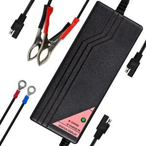 12.8V 5A Smart Charger for Lithium LiFePO4 Deep Cycle Rechargeable Batteries 12.8V 5A Smart Charger for Lithium LiFePO4 Deep Cycle Rechargeable Batteries