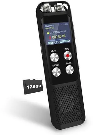 136GB Digital Voice Recorder: Voice Activated Recorders with Playback, Audio Recording Device for Lectures Meetings, Dictaphone Sound Portable Tape Recorder with Password | USB 136GB Digital Voice Recorder: Voice Activated Recorders with Playback, Audio Recording Device for Lectures Meetings, Dictaphone Sound Portable Tape Recorder with Password | USB