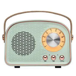 Retro Bluetooth Speakers,Wireless Vintage Speaker,Outdoors Wireless Portable Bluetooth Speaker Supports TWS Pairing/U-Disk/TF Card/AUX for Home,Travel,Outdoor (Cyan) Retro Bluetooth Speakers,Wireless Vintage Speaker,Outdoors Wireless Portable Bluetooth Speaker Supports TWS Pairing/U-Disk/TF Card/AUX for Home,Travel,Outdoor (Cyan)