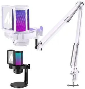 USB Gaming Microphone with Noise Cancellation, Computer PC Condenser Mic with RGB Light, Mute, Gain, Monitoring for Streaming, Podcast, YouTube, Twitch, Discord, PS5, PS4, GamerWave DGM20S USB Gaming Microphone with Noise Cancellation, Computer PC Condenser Mic with RGB Light, Mute, Gain, Monitoring for Streaming, Podcast, YouTube, Twitch, Discord, PS5, PS4, GamerWave DGM20S
