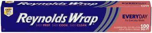 Reynolds Wrap Everyday Strength Aluminum Foil Roll, Freezer Safe and Grill Safe, Great for Foil Packets and Home Cooking, 12 Inches Wide, 100 Total Sq. Ft. Reynolds Wrap Everyday Strength Aluminum Foil Roll, Freezer Safe and Grill Safe, Great for Foil Packets and Home Cooking, 12 Inches Wide, 100 Total Sq. Ft.