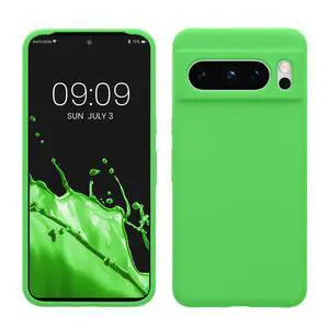 kwmobile Case Compatible with Google Pixel 8 Pro Case - TPU Silicone Phone Cover with Soft Finish - Lime Green kwmobile Case Compatible with Google Pixel 8 Pro Case - TPU Silicone Phone Cover with Soft Finish - Lime Green