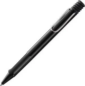 Lamy safari black - Ballpoint Pen with ergonomic grip & line width M - for pleasant long writing - made of robust ASA plastic including large capacity refill M 16 in black Lamy safari black - Ballpoint Pen with ergonomic grip & line width M - for pleasant long writing - made of robust ASA plastic including large capacity refill M 16 in black