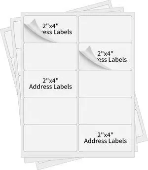 500 Sheets 5000 Labels Shipping Labels, 2 x 4 Sticker Paper for Laser/Inkjet Printer Mailing Labels, 10 UP Address Labels, Permanent Adhesive Sticker Labels 500 Sheets 5000 Labels Shipping Labels, 2 x 4 Sticker Paper for Laser/Inkjet Printer Mailing Labels, 10 UP Address Labels, Permanent Adhesive Sticker Labels