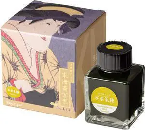 TACCIA TFPI-WD42-8 Fountain Pen Ink, Water Based Dye, Ukiyo-e Ink, Toshusai Sharaku Rapeseed TACCIA TFPI-WD42-8 Fountain Pen Ink, Water Based Dye, Ukiyo-e Ink, Toshusai Sharaku Rapeseed